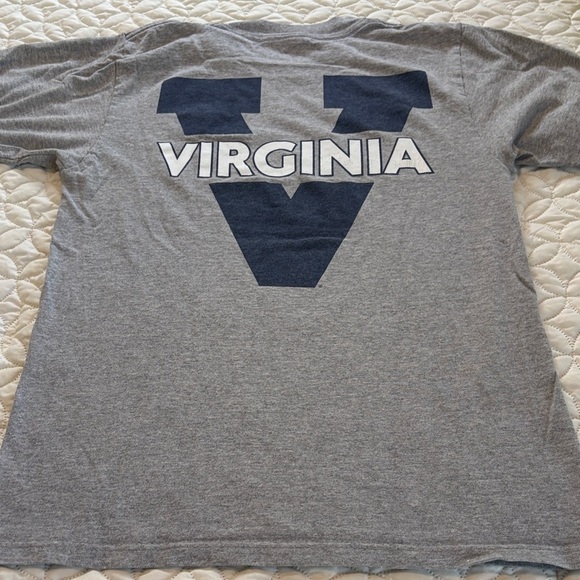 Jerzees & The Cotton Exchange Gray University of Virginia Tee Shirts Set of 2 Sm - Picture 14 of 16